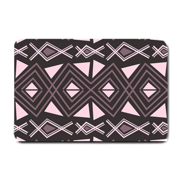 Abstract pattern geometric backgrounds Small Doormat 