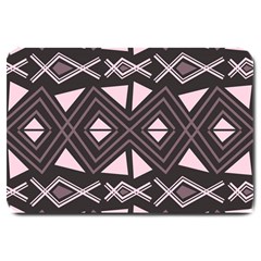 Abstract Pattern Geometric Backgrounds Large Doormat  by Eskimos