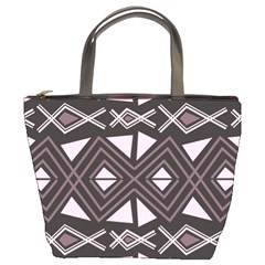 Abstract Pattern Geometric Backgrounds Bucket Bag by Eskimos