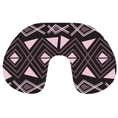 Abstract Pattern Geometric Backgrounds Travel Neck Pillow by Eskimos