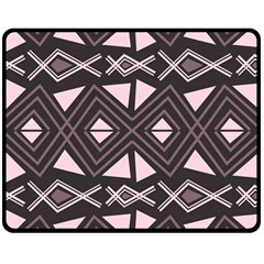 Abstract Pattern Geometric Backgrounds Double Sided Fleece Blanket (medium)  by Eskimos