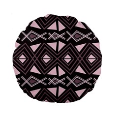 Abstract Pattern Geometric Backgrounds Standard 15  Premium Flano Round Cushions by Eskimos