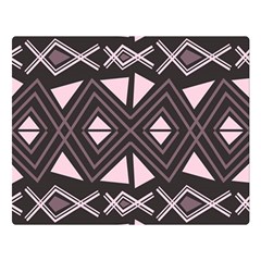 Abstract Pattern Geometric Backgrounds Double Sided Flano Blanket (large)  by Eskimos