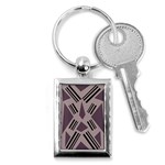 Abstract pattern geometric backgrounds   Key Chain (Rectangle) Front