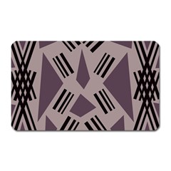 Abstract Pattern Geometric Backgrounds   Magnet (rectangular) by Eskimos