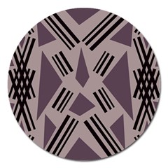 Abstract pattern geometric backgrounds   Magnet 5  (Round)