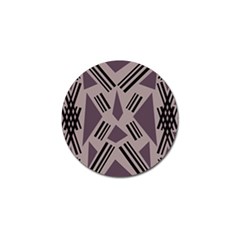 Abstract pattern geometric backgrounds   Golf Ball Marker