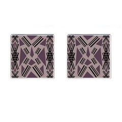 Abstract Pattern Geometric Backgrounds   Cufflinks (square) by Eskimos