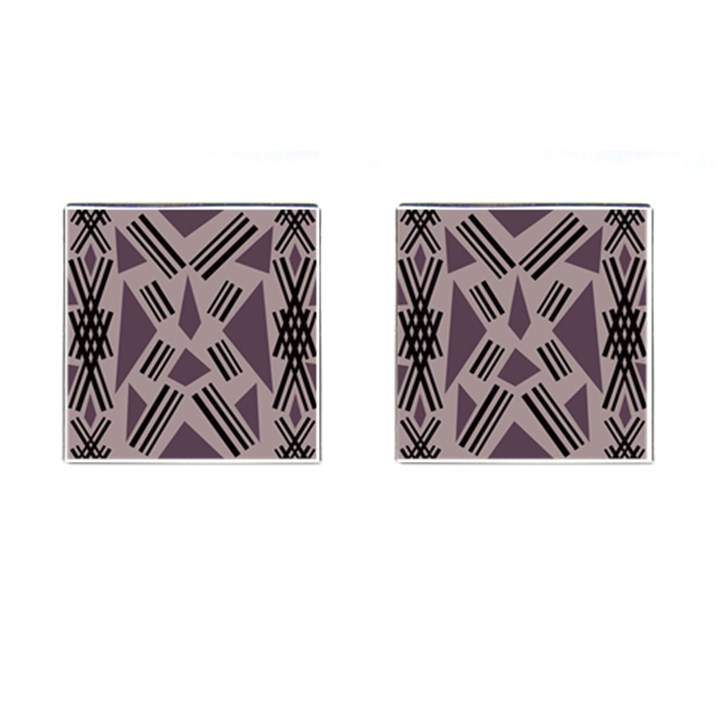 Abstract pattern geometric backgrounds   Cufflinks (Square)