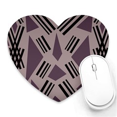 Abstract pattern geometric backgrounds   Heart Mousepads