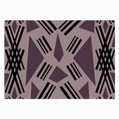 Abstract pattern geometric backgrounds   Large Glasses Cloth (2 Sides)