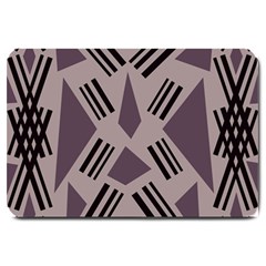 Abstract pattern geometric backgrounds   Large Doormat 