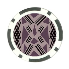 Abstract pattern geometric backgrounds   Poker Chip Card Guard