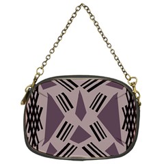 Abstract pattern geometric backgrounds   Chain Purse (One Side)