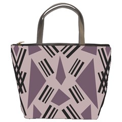 Abstract Pattern Geometric Backgrounds   Bucket Bag by Eskimos