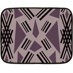 Abstract pattern geometric backgrounds   Double Sided Fleece Blanket (Mini) 