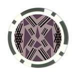 Abstract pattern geometric backgrounds   Poker Chip Card Guard (10 pack) Front