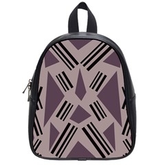 Abstract pattern geometric backgrounds   School Bag (Small)