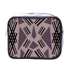 Abstract pattern geometric backgrounds   Mini Toiletries Bag (One Side)