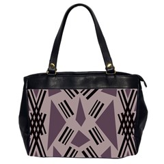 Abstract Pattern Geometric Backgrounds   Oversize Office Handbag (2 Sides) by Eskimos