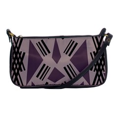 Abstract pattern geometric backgrounds   Shoulder Clutch Bag