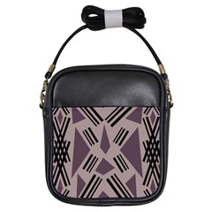 Abstract Pattern Geometric Backgrounds   Girls Sling Bag