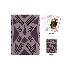 Abstract pattern geometric backgrounds   Playing Cards Single Design (Mini)