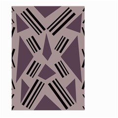 Abstract pattern geometric backgrounds   Large Garden Flag (Two Sides)