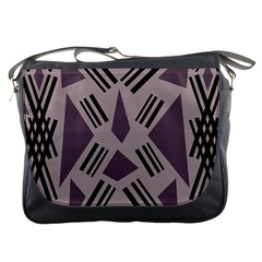 Abstract Pattern Geometric Backgrounds   Messenger Bag by Eskimos