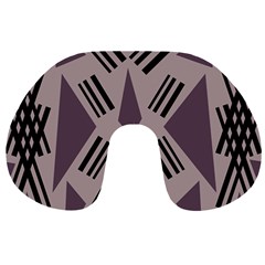 Abstract Pattern Geometric Backgrounds   Travel Neck Pillow by Eskimos