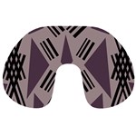 Abstract pattern geometric backgrounds   Travel Neck Pillow Front