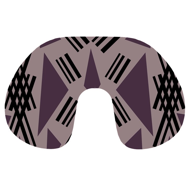 Abstract pattern geometric backgrounds   Travel Neck Pillow