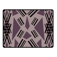 Abstract pattern geometric backgrounds   Double Sided Fleece Blanket (Small) 