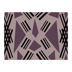 Abstract pattern geometric backgrounds   Double Sided Flano Blanket (Mini) 