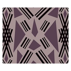 Abstract Pattern Geometric Backgrounds   Double Sided Flano Blanket (small)  by Eskimos