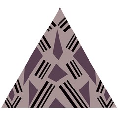 Abstract pattern geometric backgrounds   Wooden Puzzle Triangle