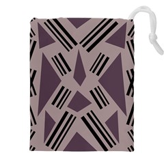 Abstract Pattern Geometric Backgrounds   Drawstring Pouch (4xl) by Eskimos