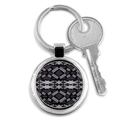 Abstract Pattern Geometric Backgrounds  Key Chain (round) by Eskimos