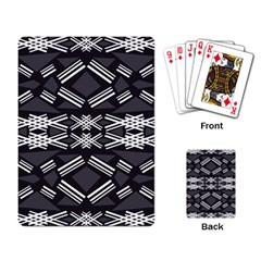 Abstract Pattern Geometric Backgrounds  Playing Cards Single Design (rectangle) by Eskimos