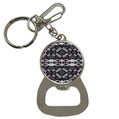 Abstract Pattern Geometric Backgrounds  Bottle Opener Key Chain by Eskimos