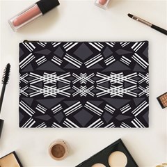 Abstract Pattern Geometric Backgrounds  Cosmetic Bag (large) by Eskimos