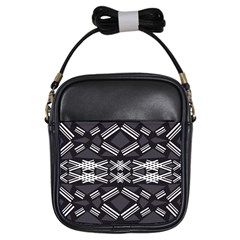 Abstract Pattern Geometric Backgrounds  Girls Sling Bag by Eskimos