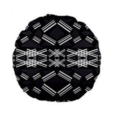 Abstract Pattern Geometric Backgrounds  Standard 15  Premium Round Cushions by Eskimos