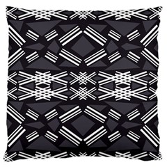 Abstract Pattern Geometric Backgrounds  Large Flano Cushion Case (one Side) by Eskimos