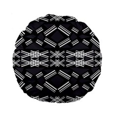 Abstract Pattern Geometric Backgrounds  Standard 15  Premium Flano Round Cushions by Eskimos