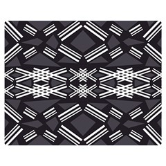 Abstract Pattern Geometric Backgrounds  Double Sided Flano Blanket (medium)  by Eskimos