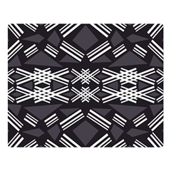 Abstract Pattern Geometric Backgrounds  Double Sided Flano Blanket (large)  by Eskimos