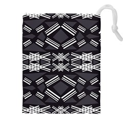 Abstract Pattern Geometric Backgrounds  Drawstring Pouch (5xl) by Eskimos