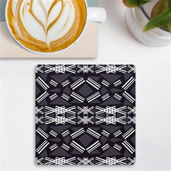 Abstract Pattern Geometric Backgrounds  Uv Print Square Tile Coaster  by Eskimos