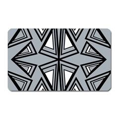 Abstract Pattern Geometric Backgrounds   Magnet (rectangular) by Eskimos